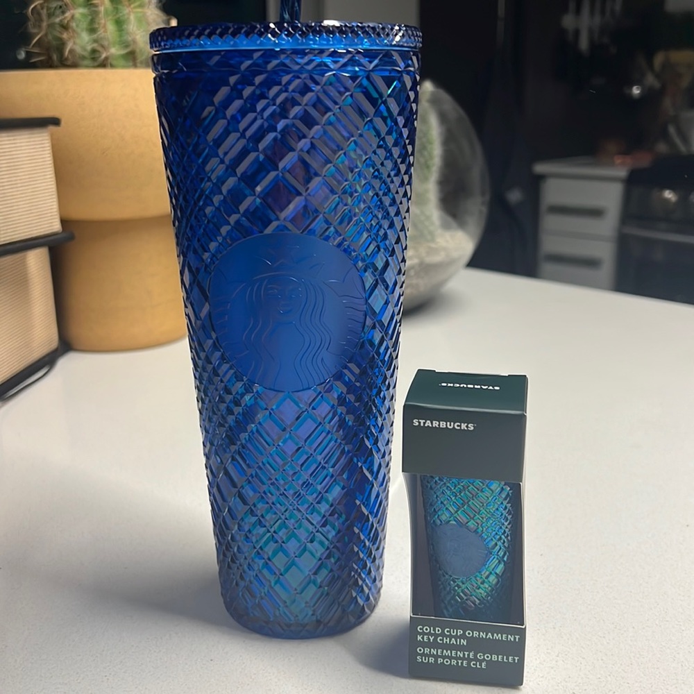 Special Edition Starbucks Holiday Tumbler with matching tumbler ornament